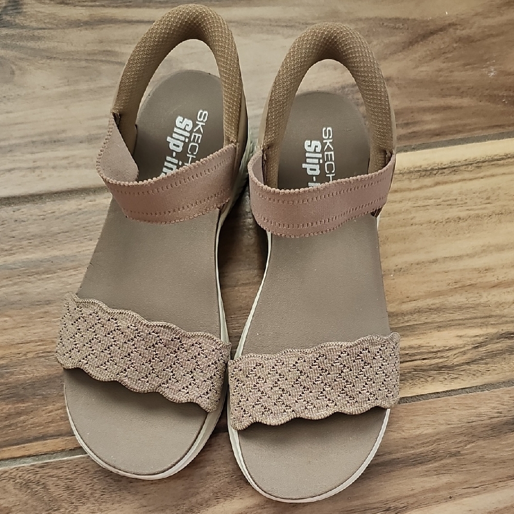 Skechers Women's Brown Slip-On Sandals